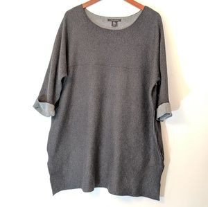 Tahari Tunic Gray 2X NWT